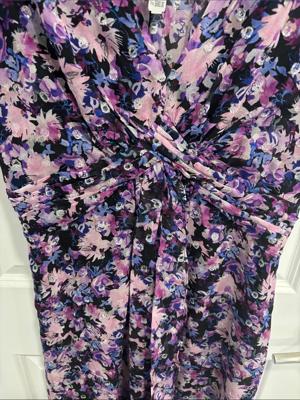 NWT- Shoshanna Marella Petitier Purple Floral Dress size 2 - Picture 9 of 12